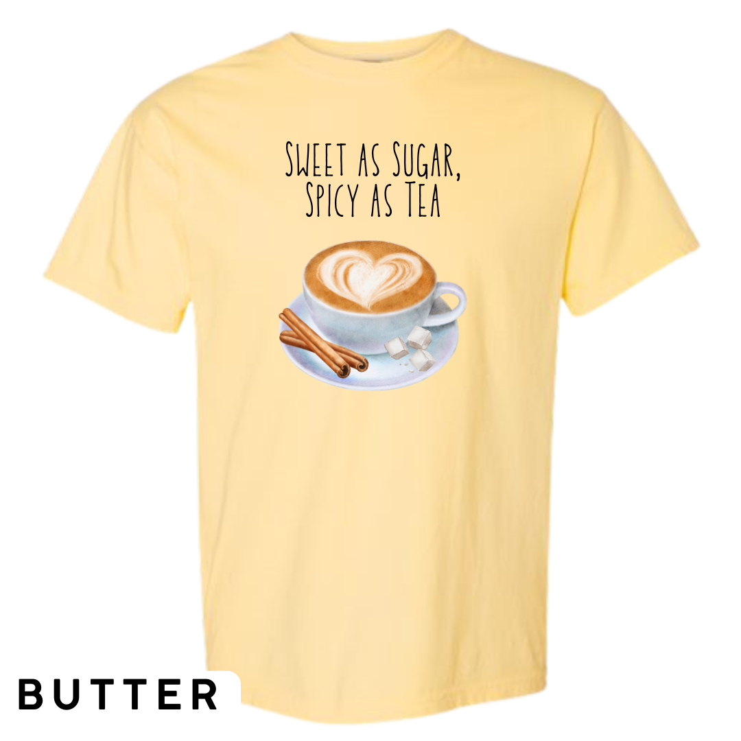 Sweet as Sugar, Spicy as Tea Graphic T-Shirt