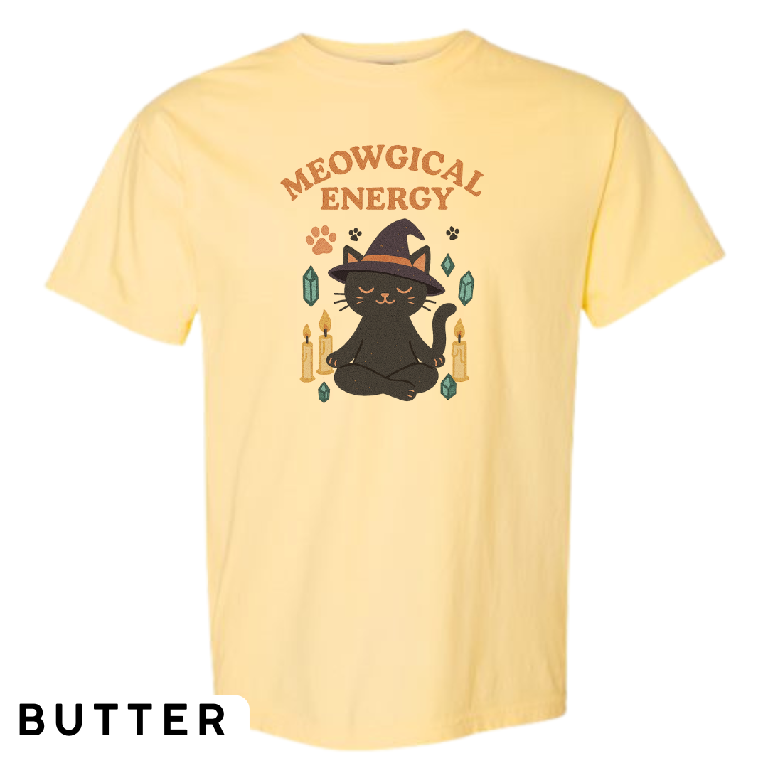 Meowgical Energy Graphic T-Shirt