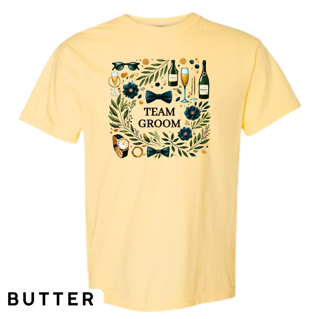 Team Groom Wedding Party T-Shirt