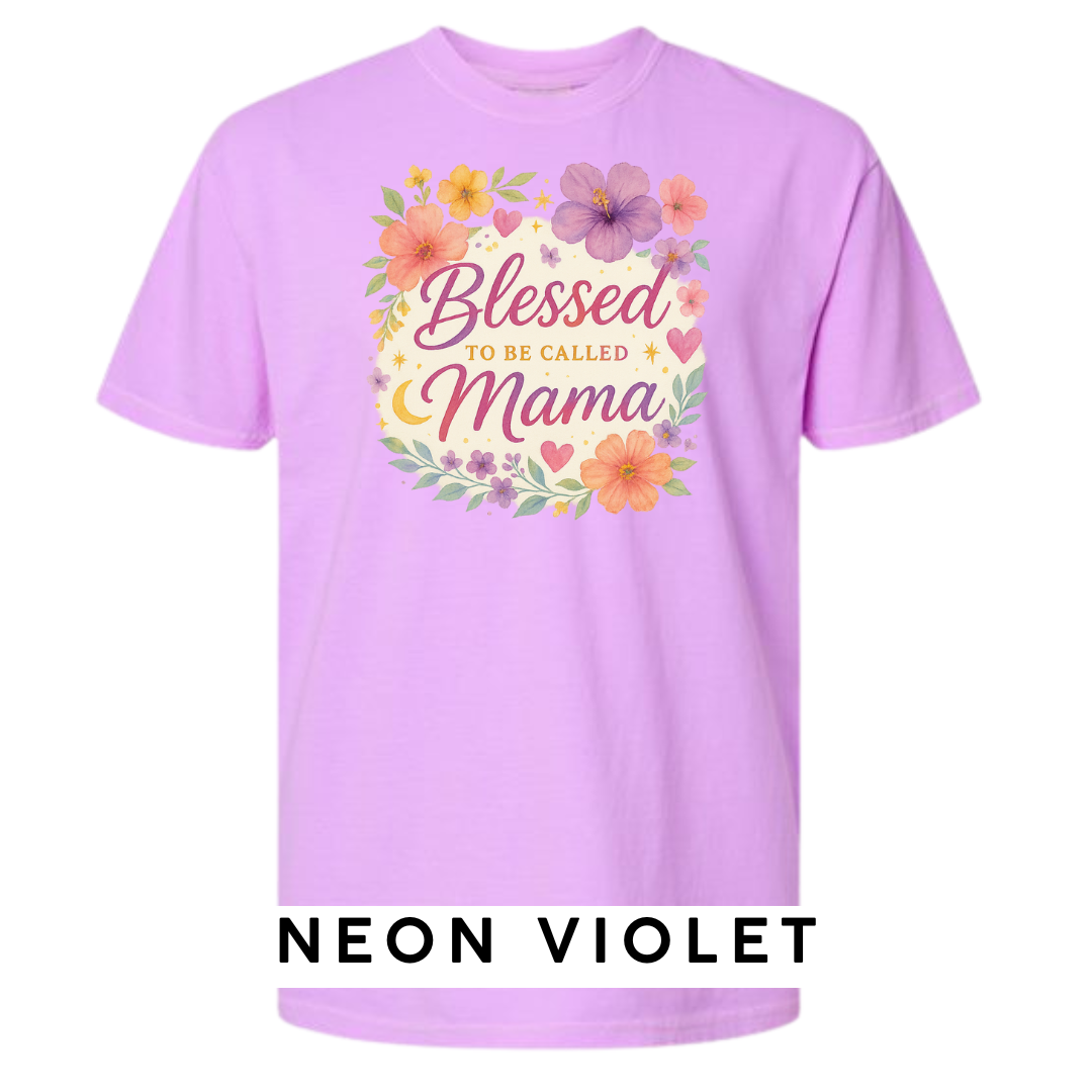 Blessed to Be Called Mama Graphic T-Shirt