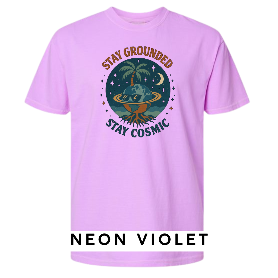 Stay Grounded Stay Cosmic Graphic T-Shirt