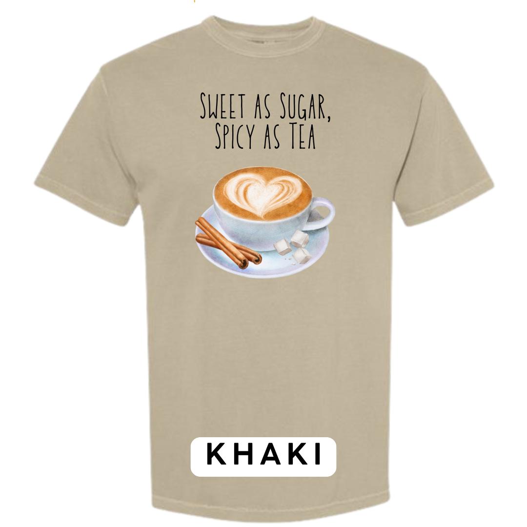 Sweet as Sugar, Spicy as Tea Graphic T-Shirt