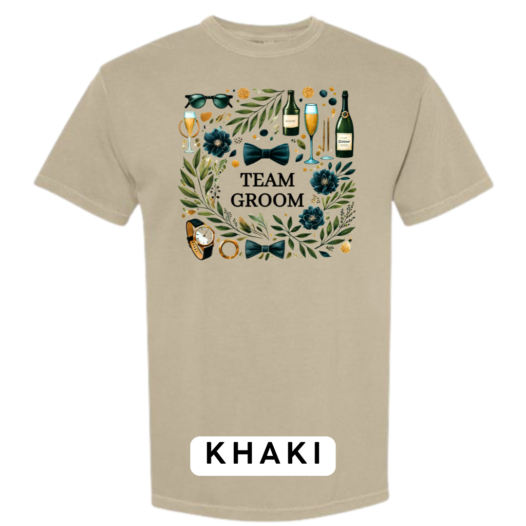 Team Groom Wedding Party T-Shirt