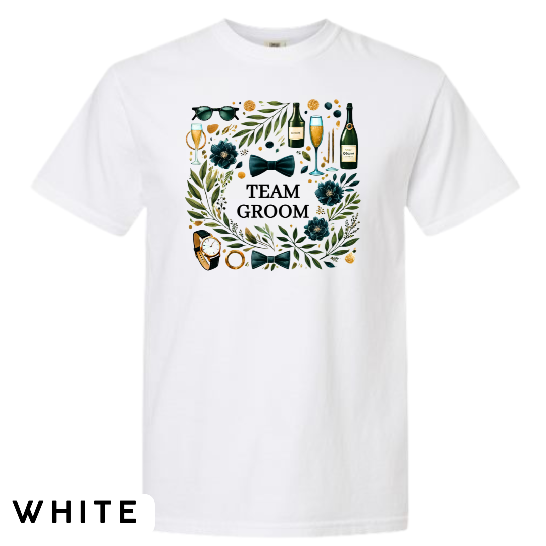 Team Groom Wedding Party T-Shirt