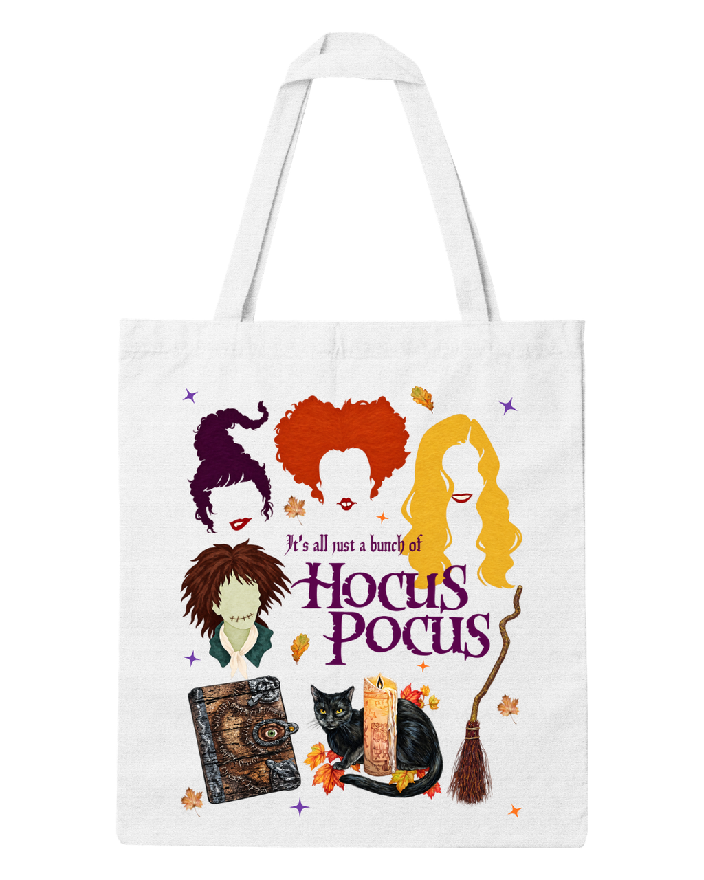 Hocus Pocus–Inspired Totes
