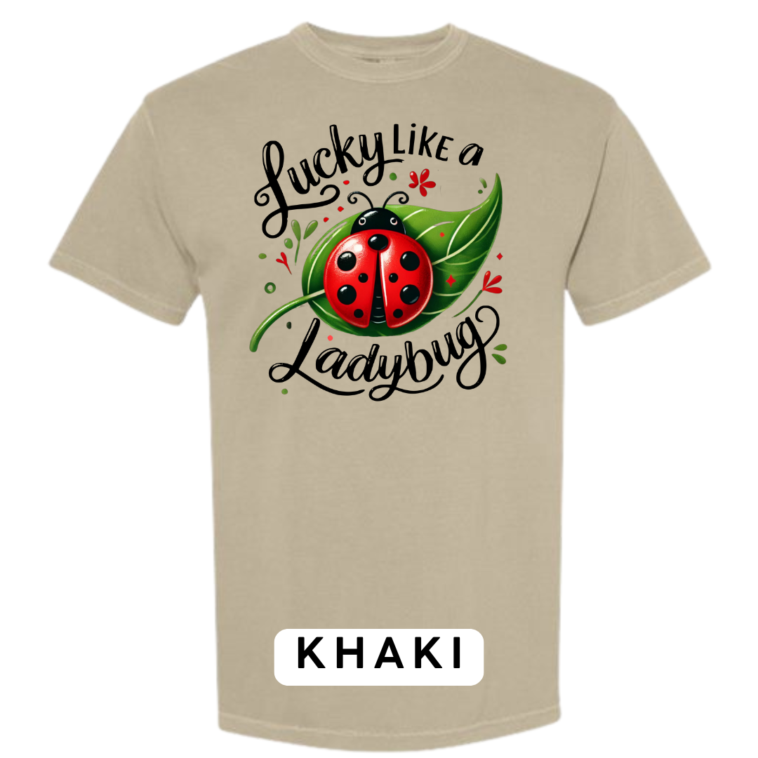 Lucky Like a Ladybug Graphic T-Shirt