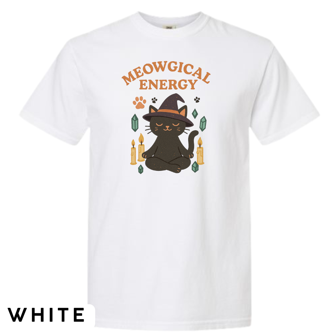 Meowgical Energy Graphic T-Shirt