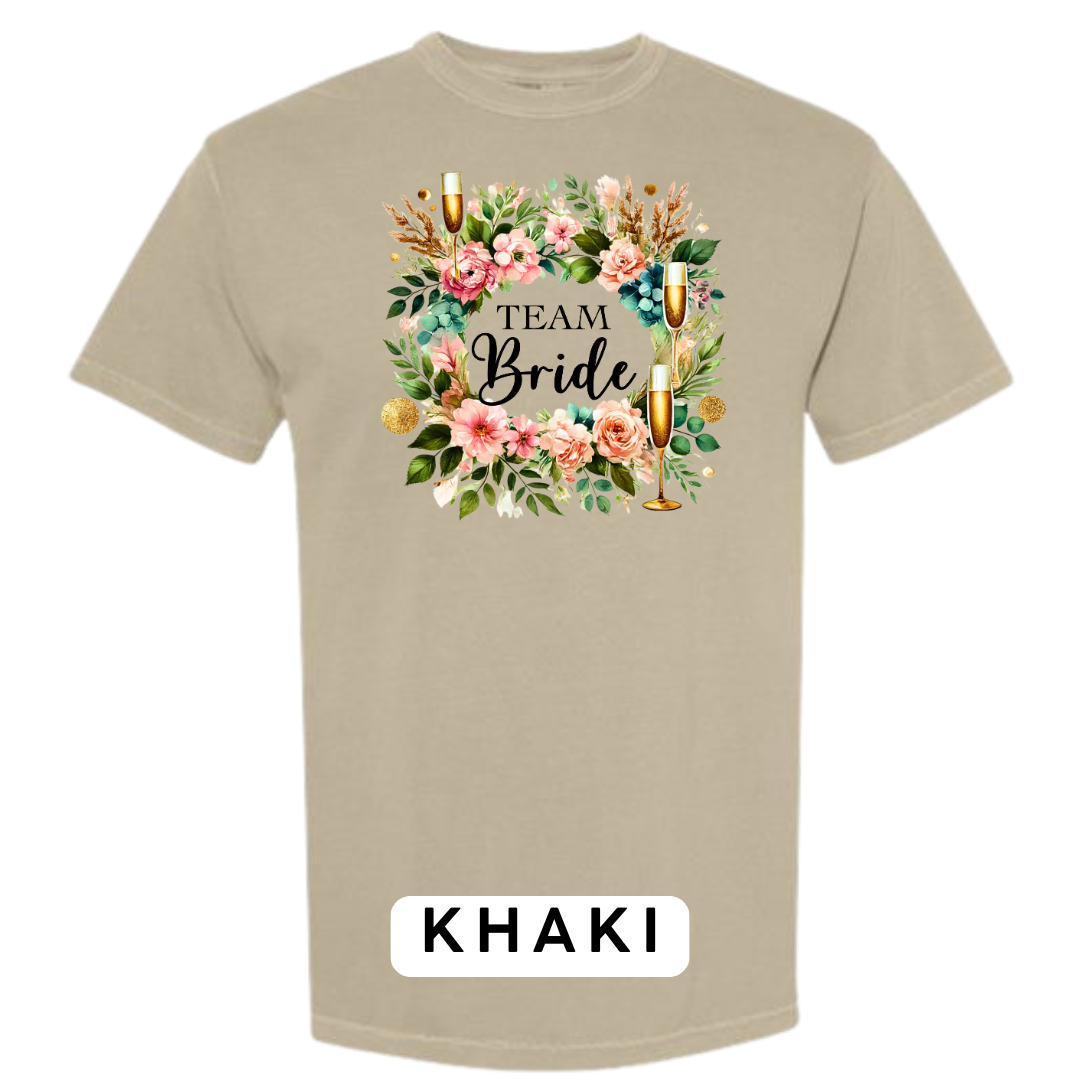 Team Bride Wedding Party T-Shirt