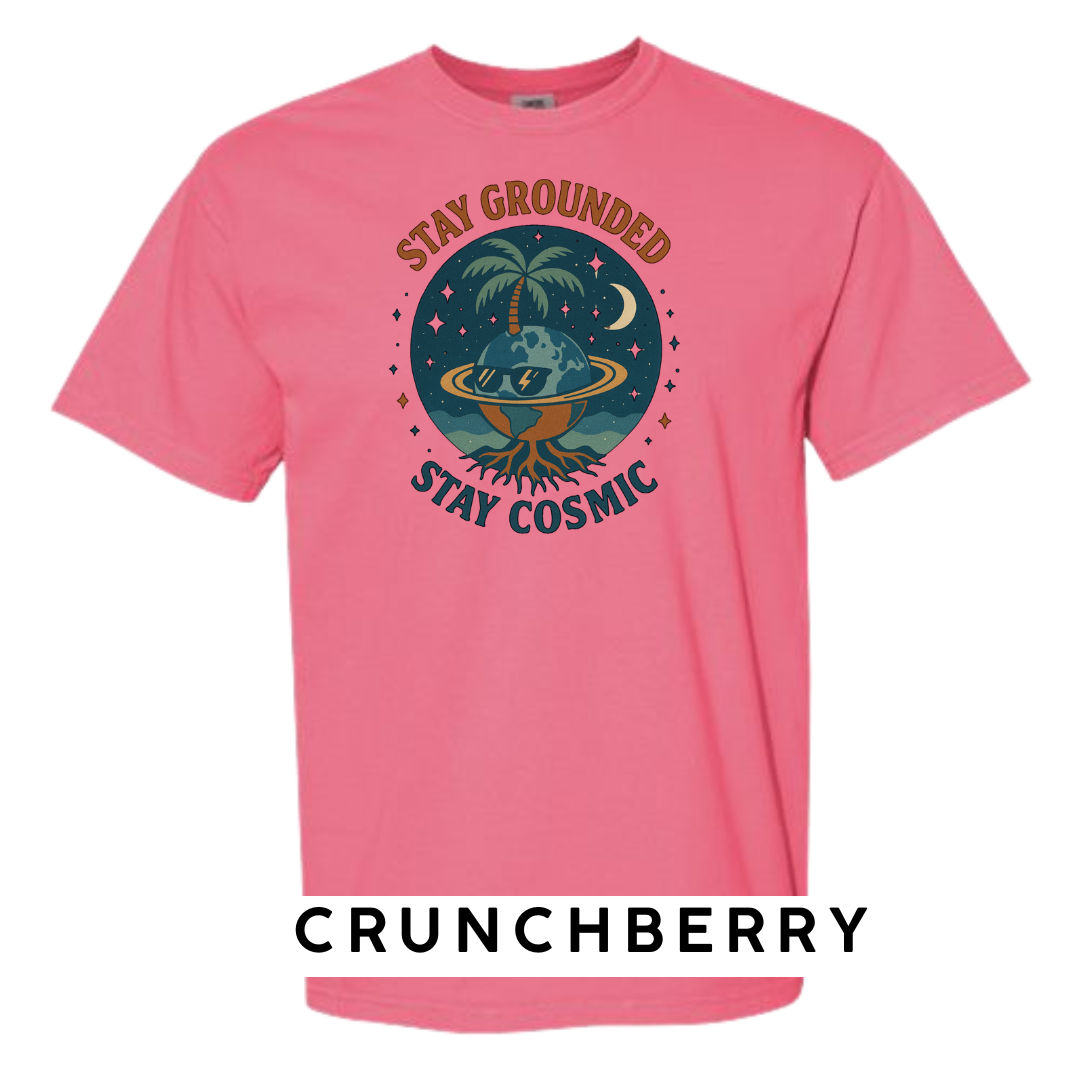Stay Grounded Stay Cosmic Graphic T-Shirt