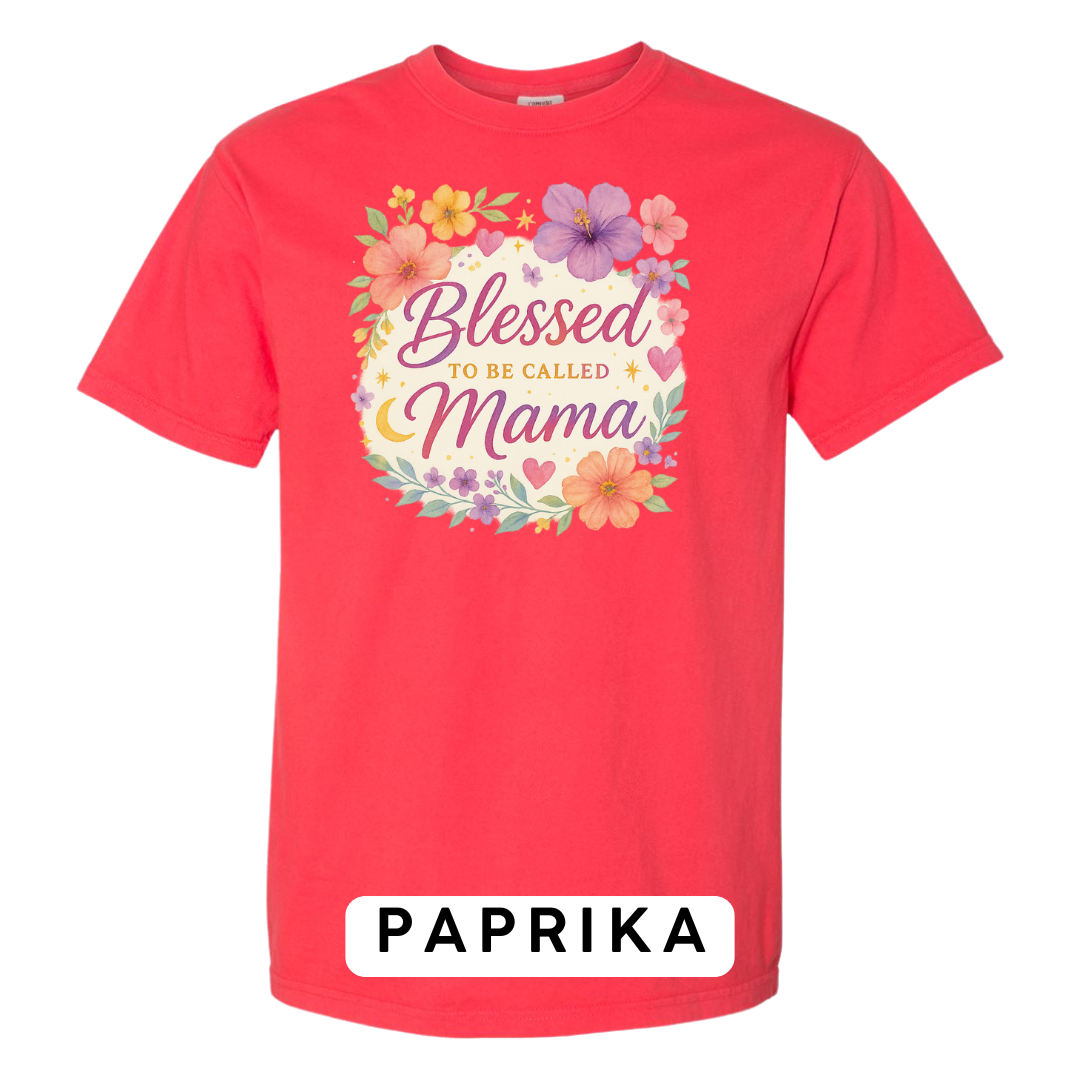 Blessed to Be Called Mama Graphic T-Shirt