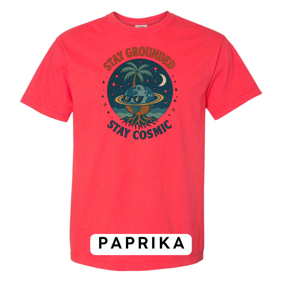 Stay Grounded Stay Cosmic Graphic T-Shirt