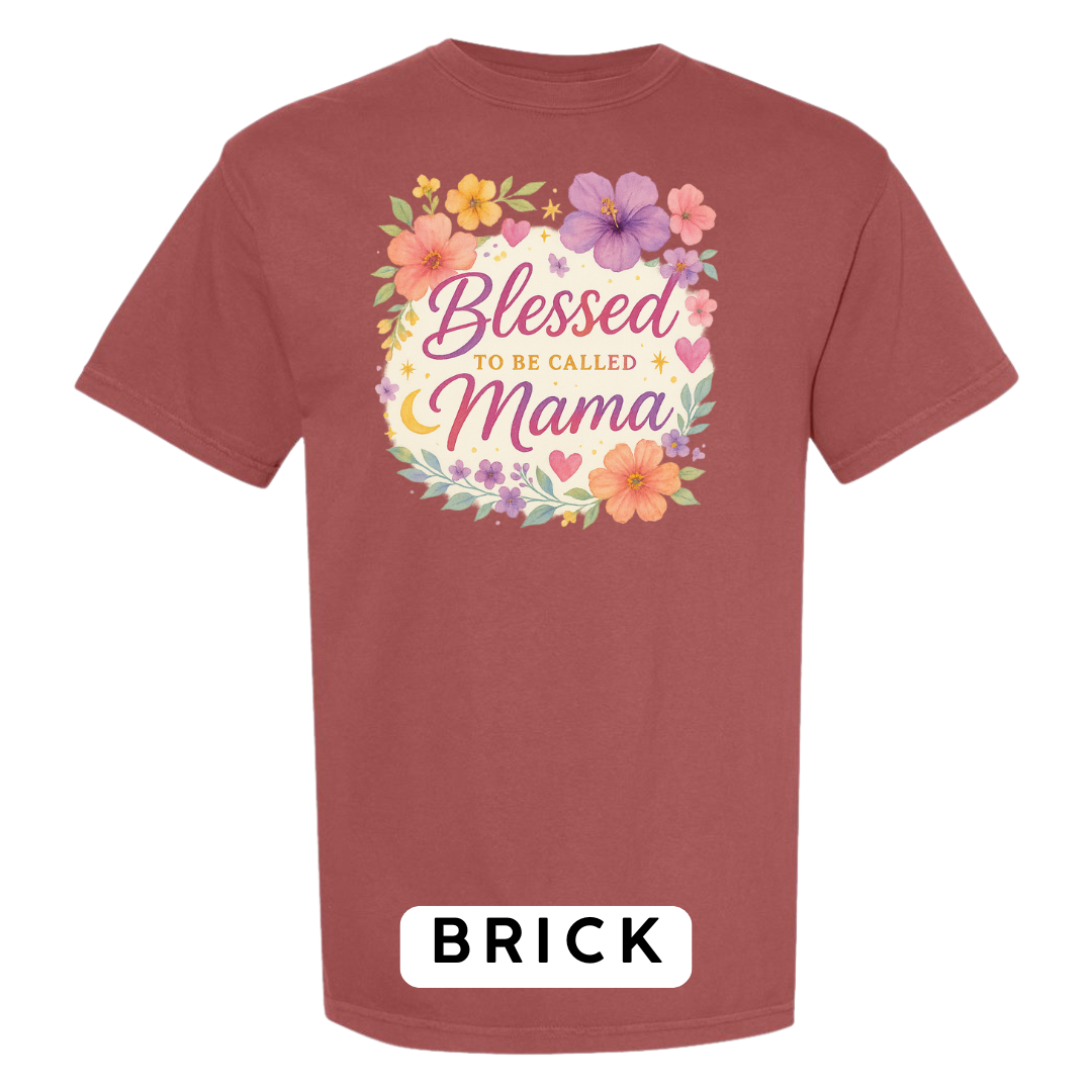 Blessed to Be Called Mama Graphic T-Shirt