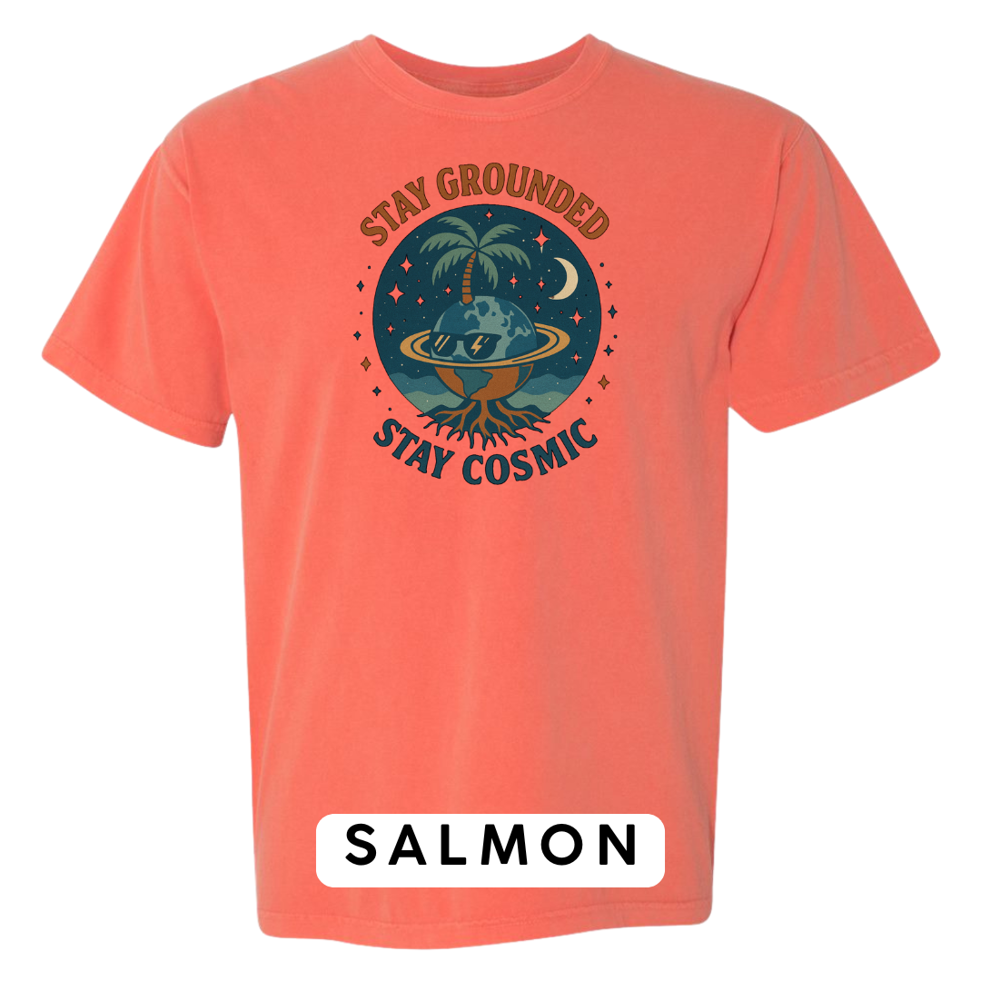 Stay Grounded Stay Cosmic Graphic T-Shirt