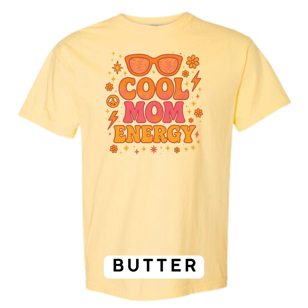 Cool Mom Energy Graphic T-Shirt