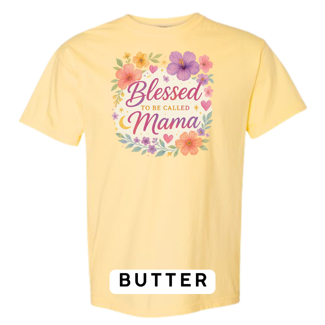Blessed to Be Called Mama Graphic T-Shirt