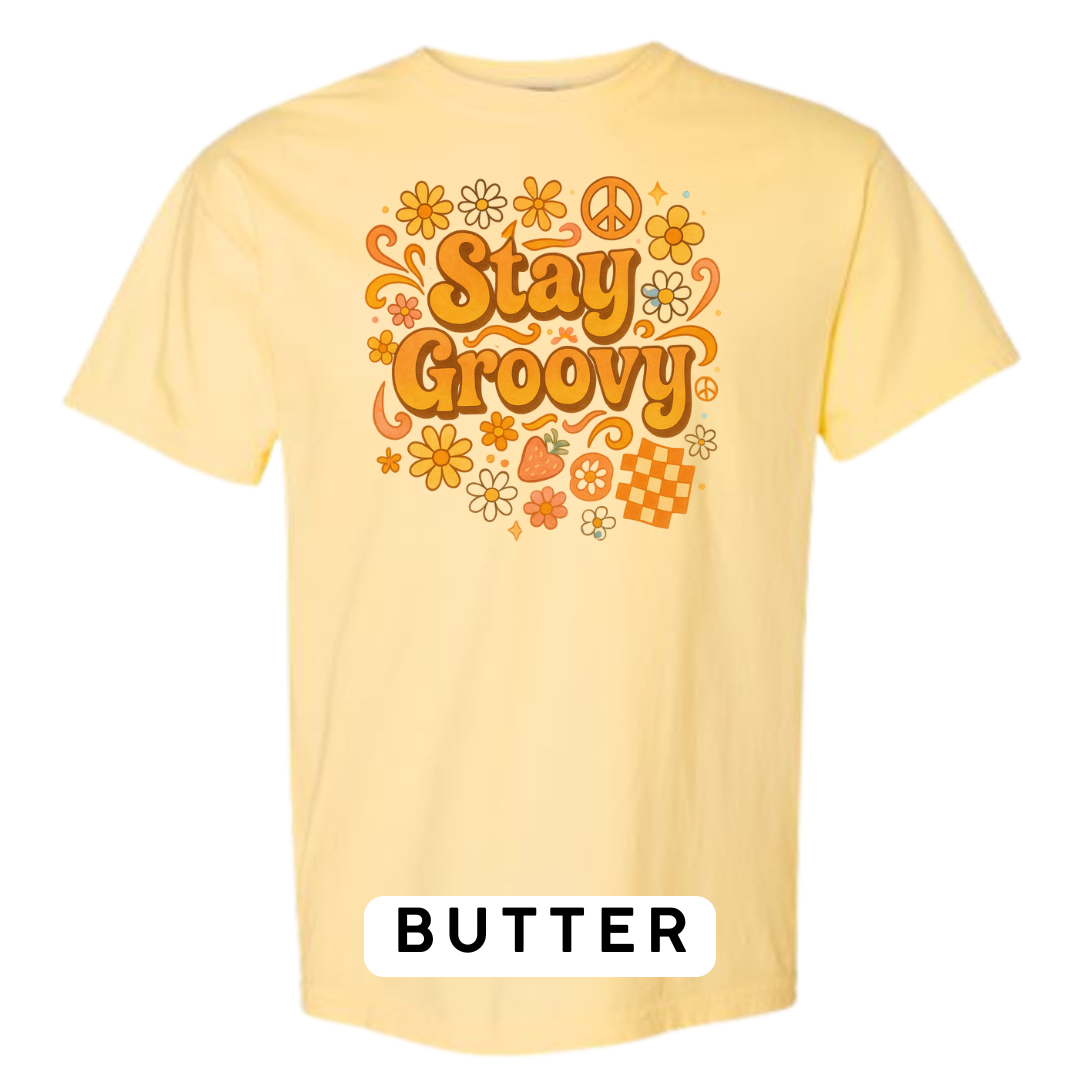 Stay Groovy Graphic T-Shirt