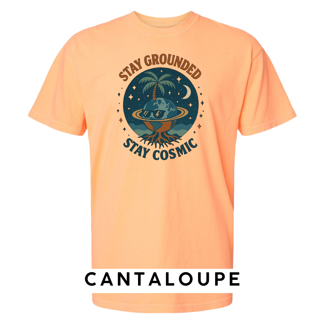 Stay Grounded Stay Cosmic Graphic T-Shirt