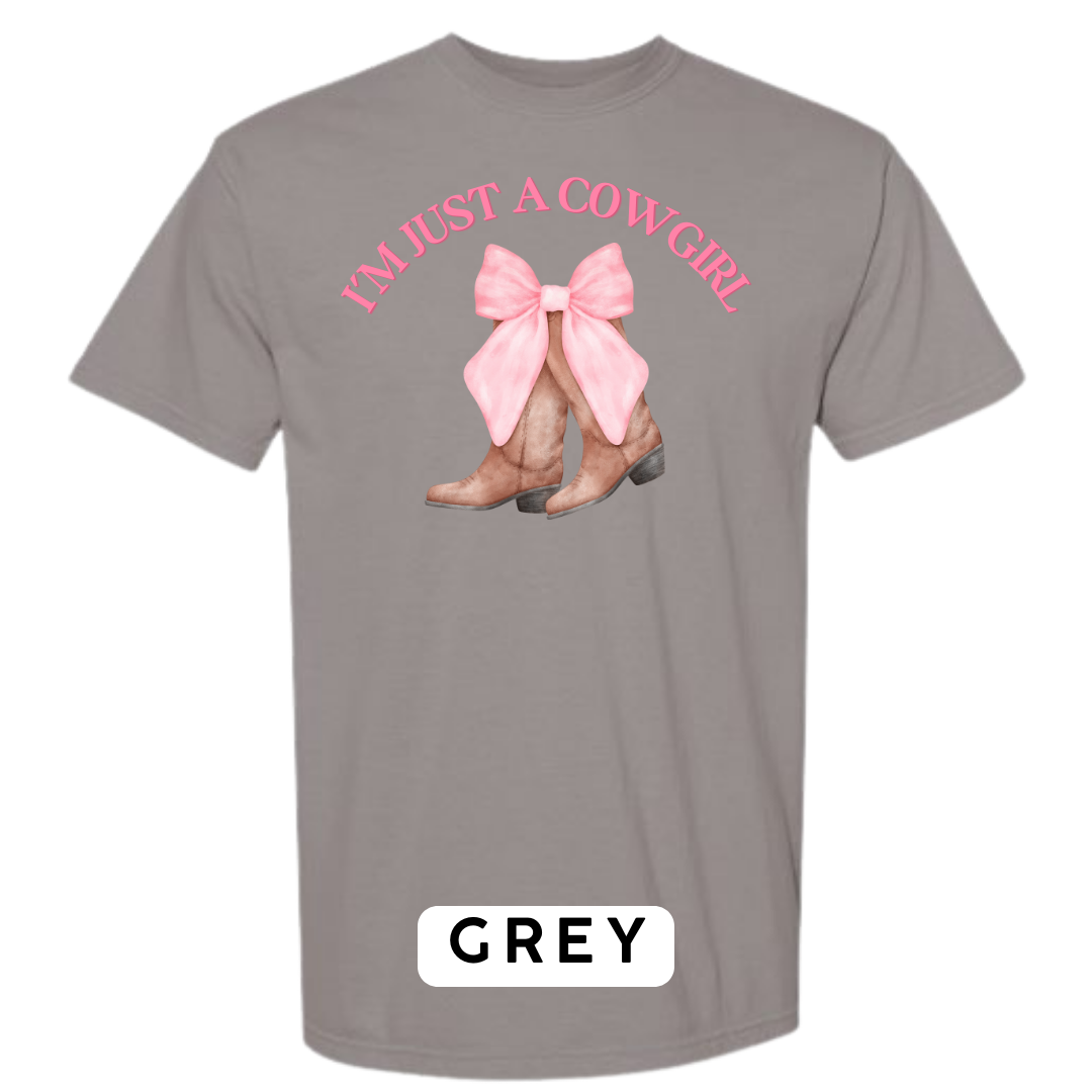 I’m Just a Cowgirl Graphic T-Shirt