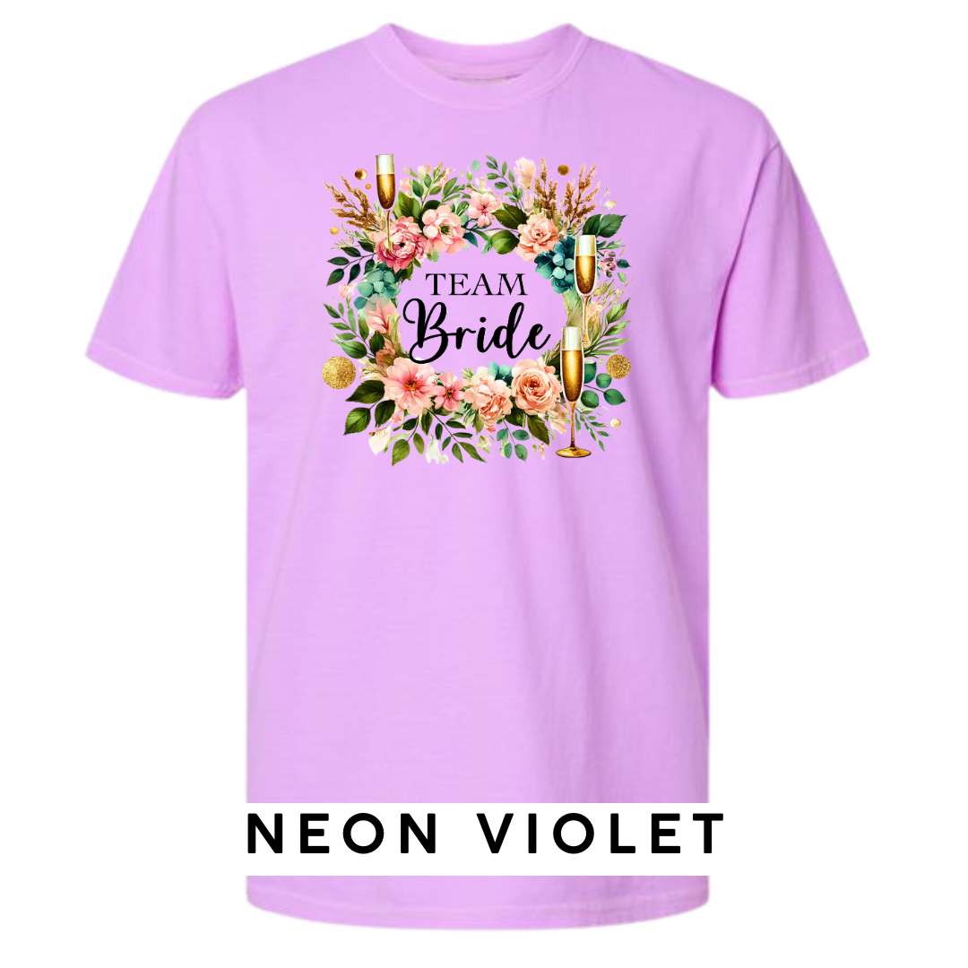 Team Bride Wedding Party T-Shirt