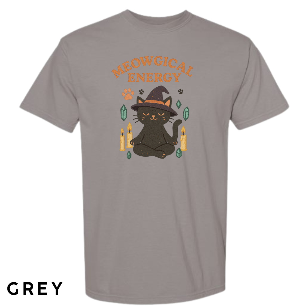 Meowgical Energy Graphic T-Shirt