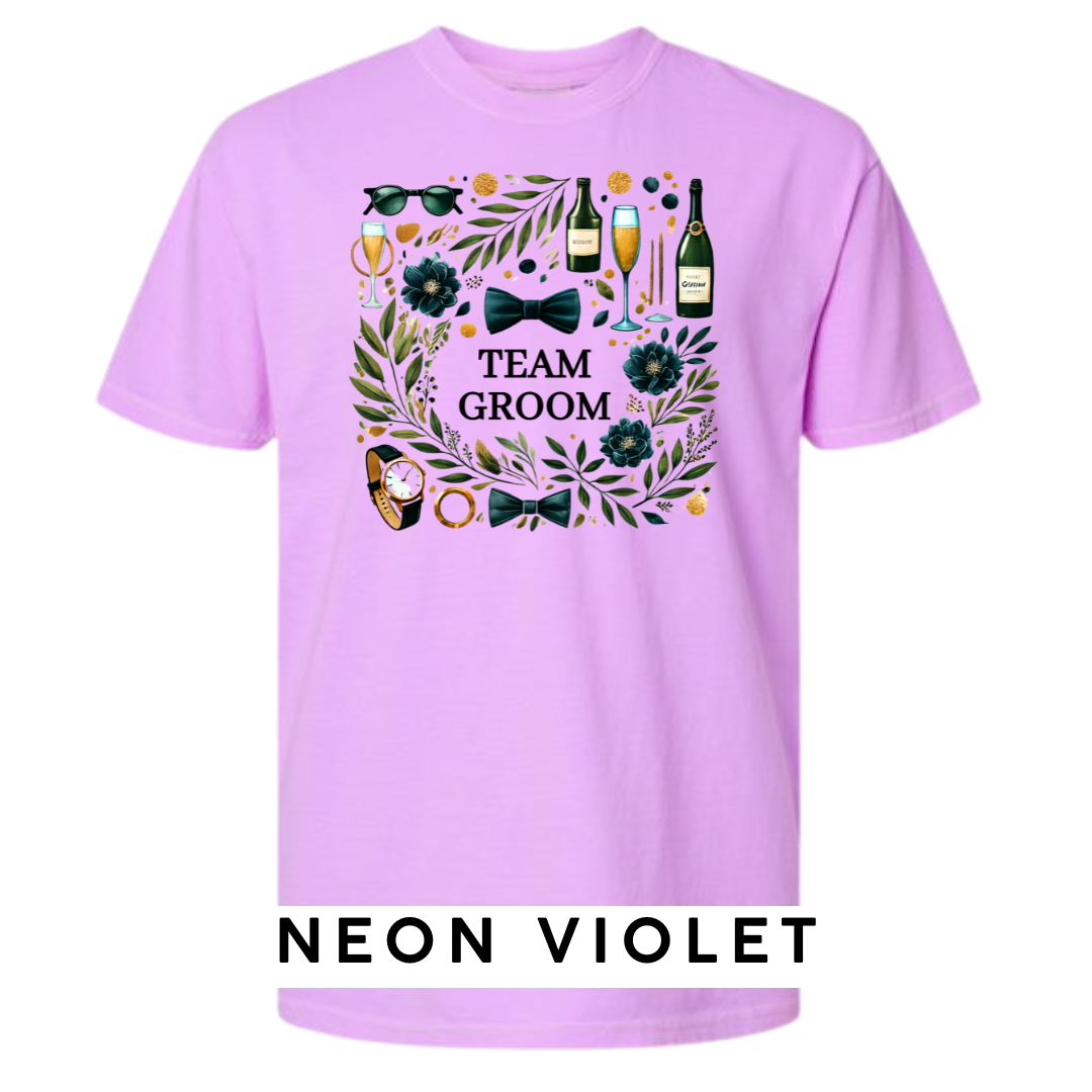 Team Groom Wedding Party T-Shirt