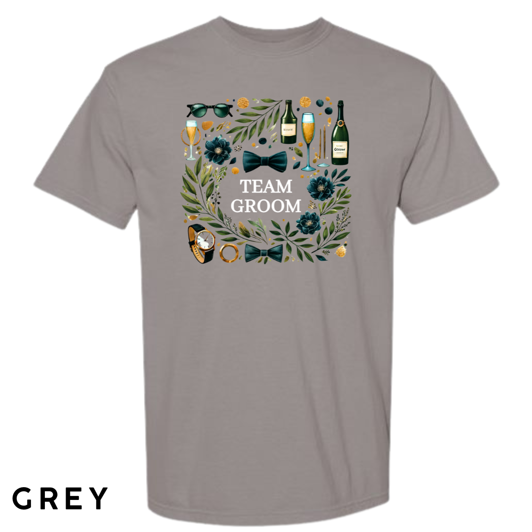 Team Groom Wedding Party T-Shirt