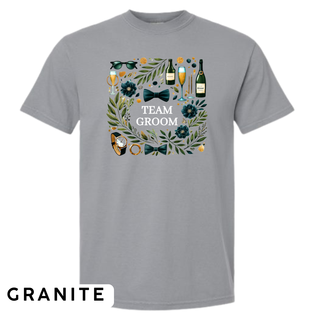 Team Groom Wedding Party T-Shirt