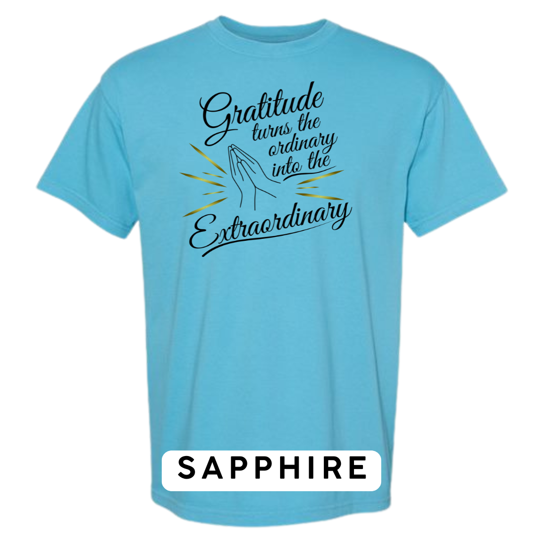 Gratitude Turns the Ordinary to Extraordinary Graphic T-Shirt