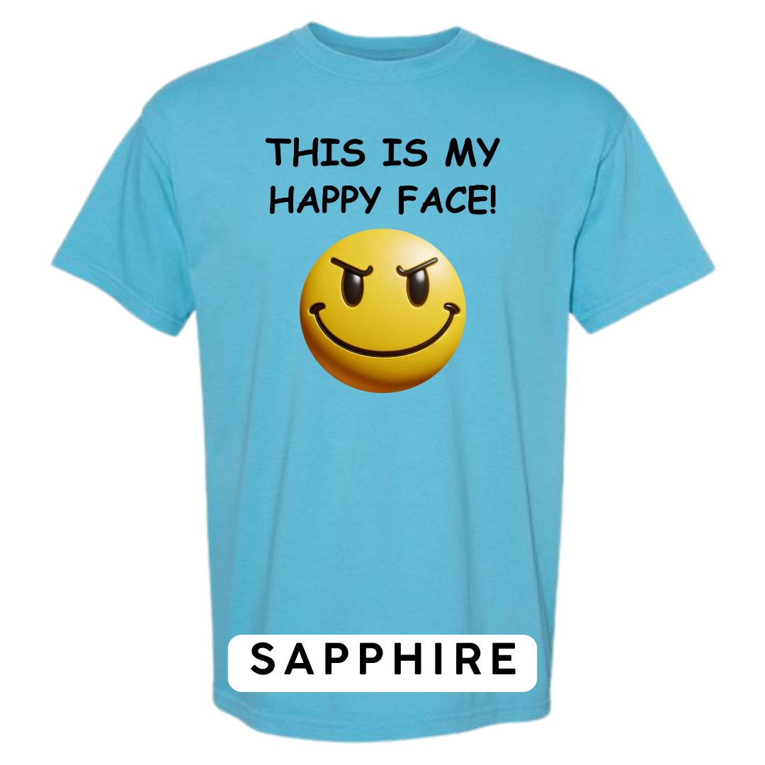 This Is My Happy Face Graphic T-Shirt