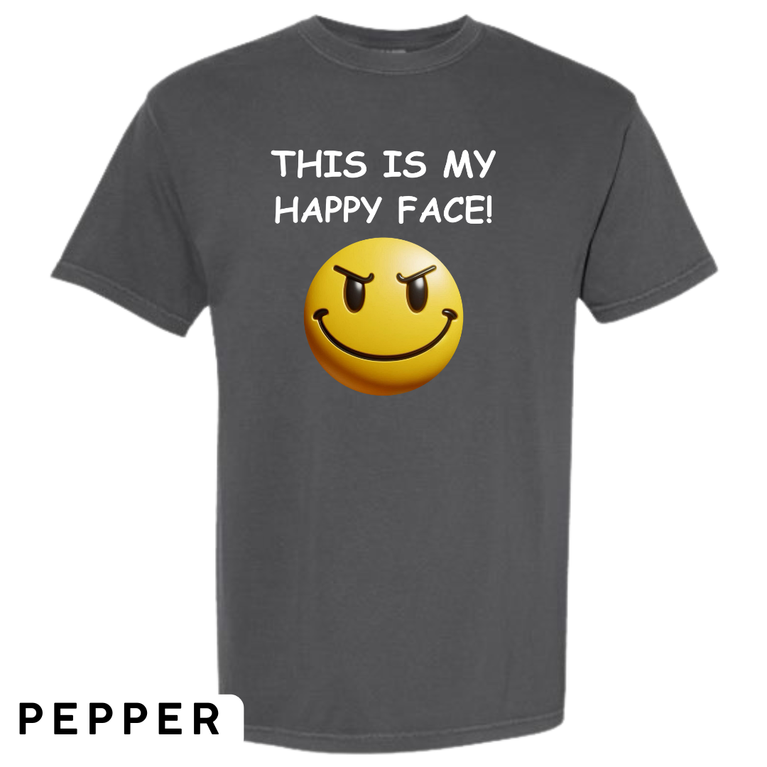 This Is My Happy Face Graphic T-Shirt