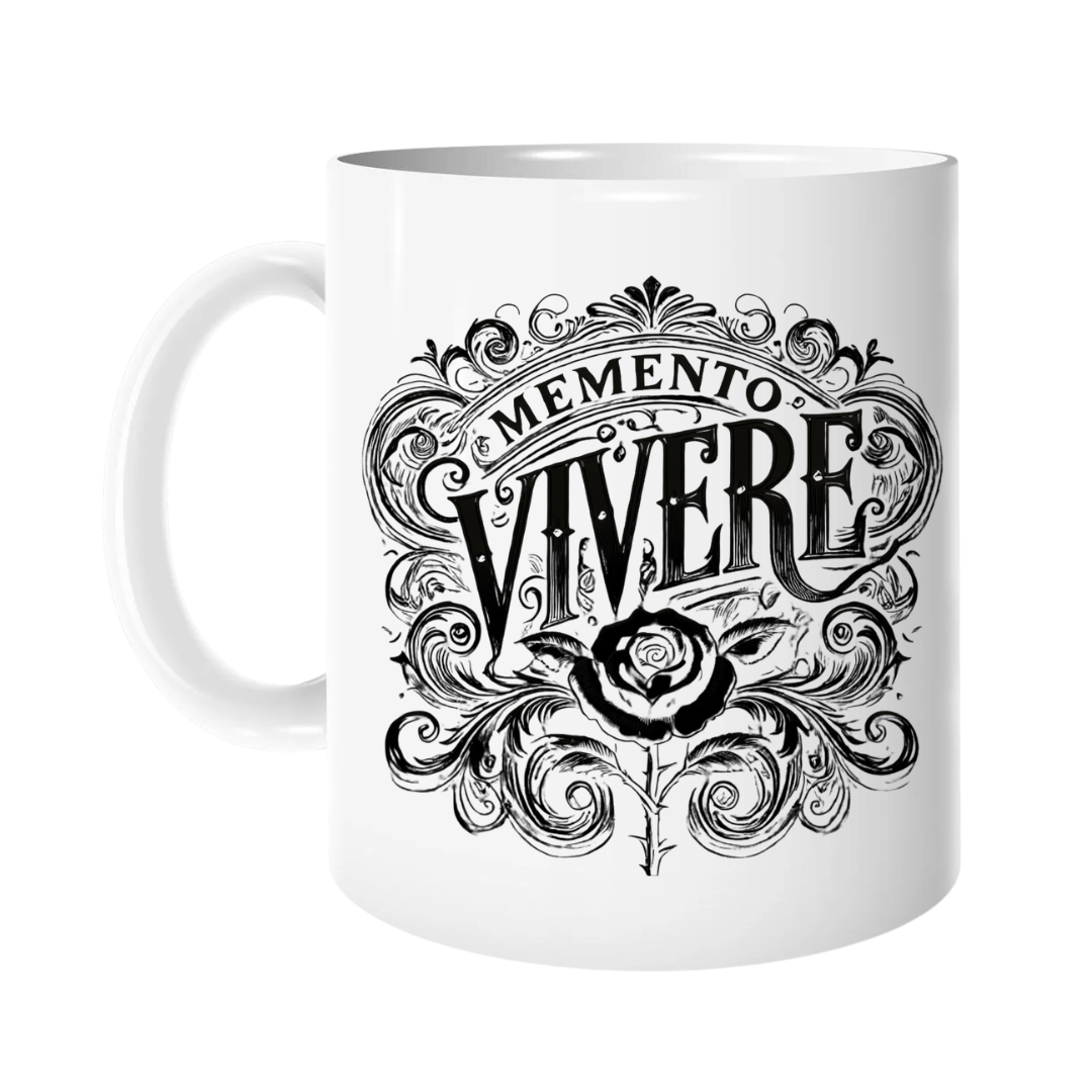 Memento Vivere Mug