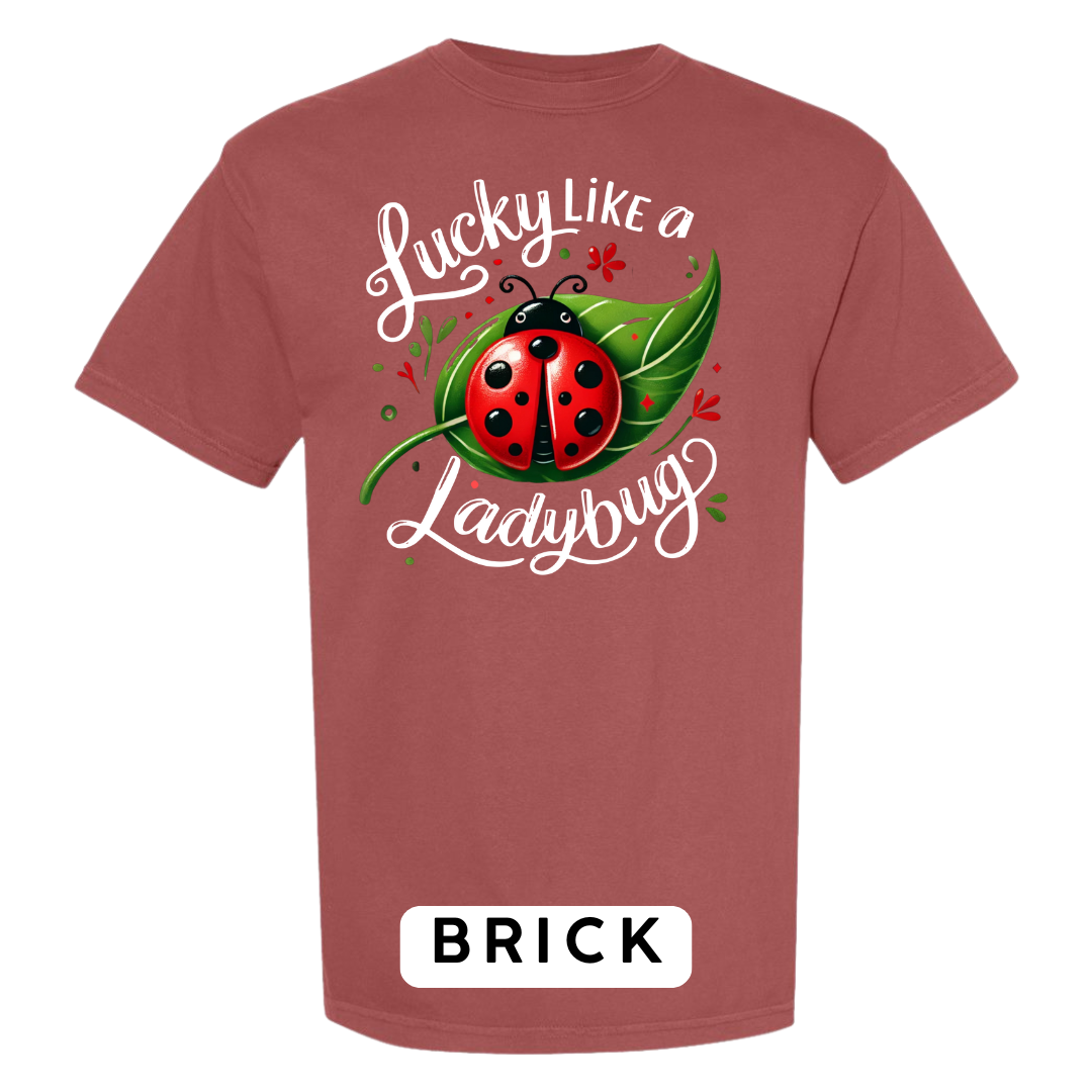 Lucky Like a Ladybug Graphic T-Shirt