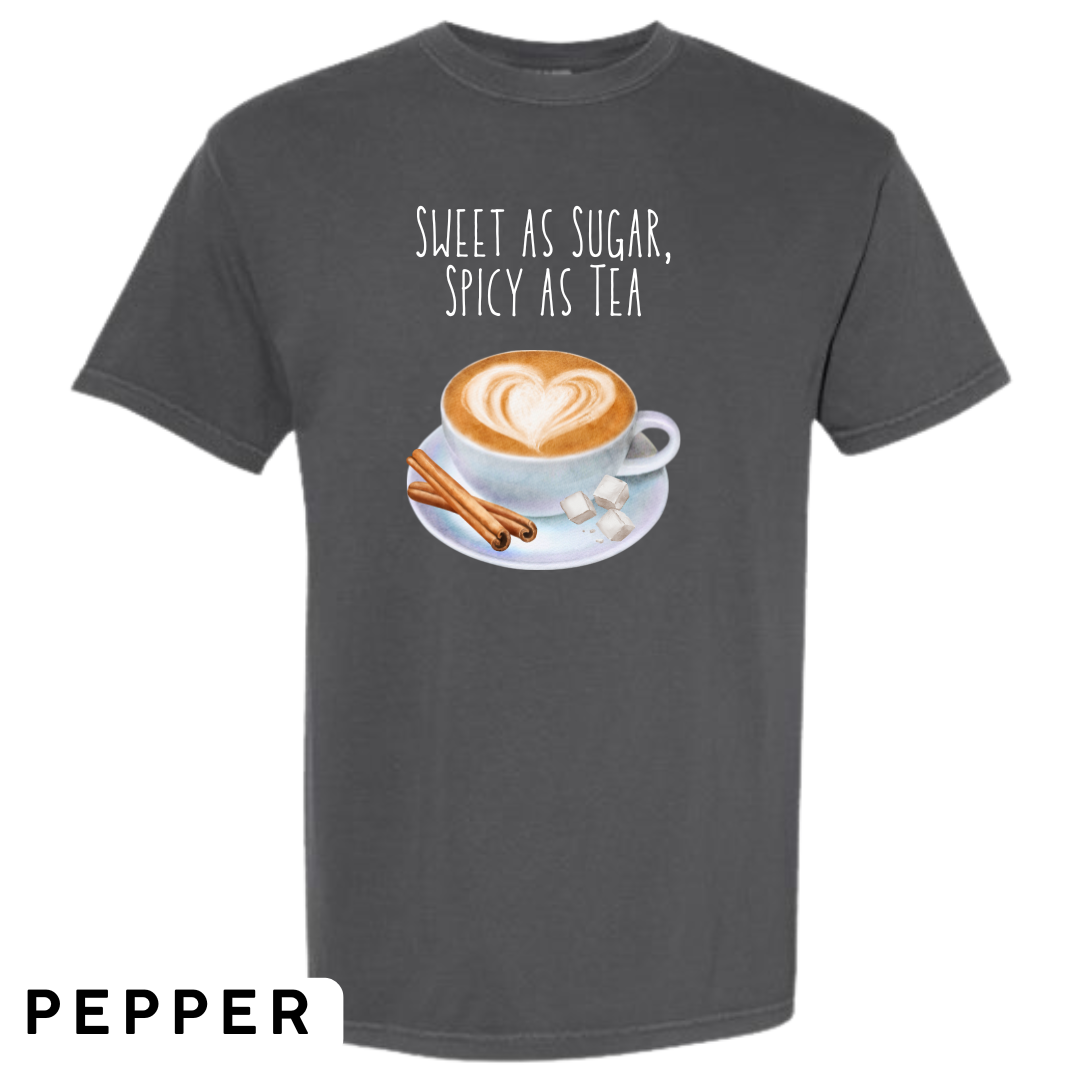 Sweet as Sugar, Spicy as Tea Graphic T-Shirt