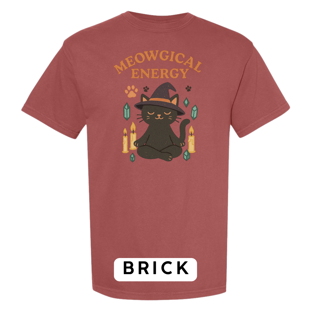 Meowgical Energy Graphic T-Shirt