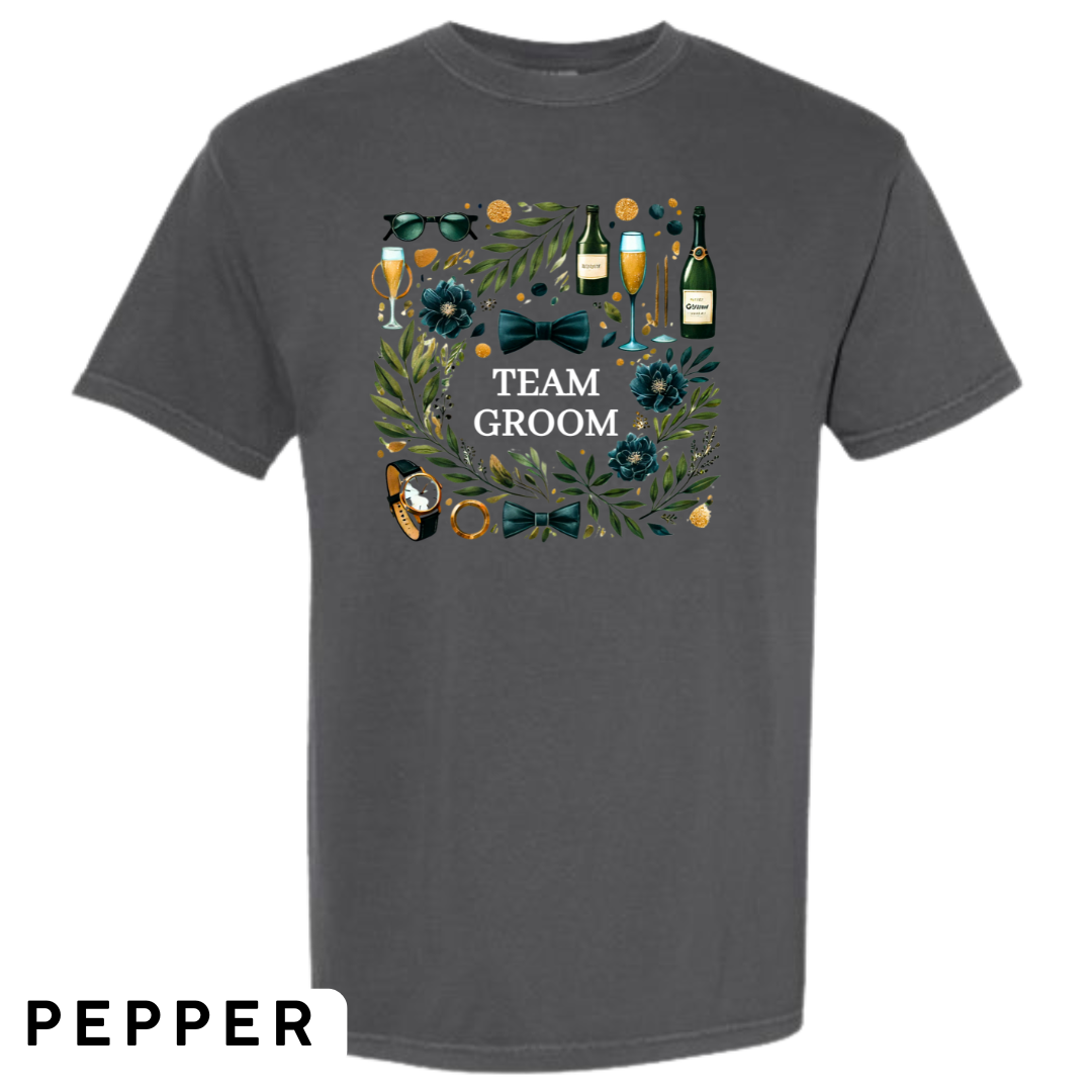 Team Groom Wedding Party T-Shirt