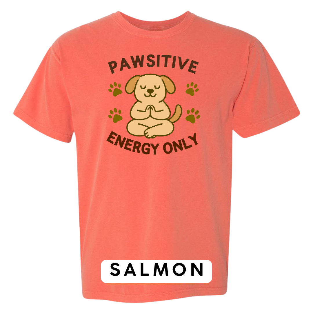 Pawsitive Energy Only Graphic T-Shirt