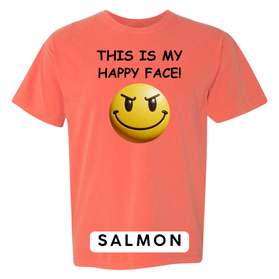 This Is My Happy Face Graphic T-Shirt