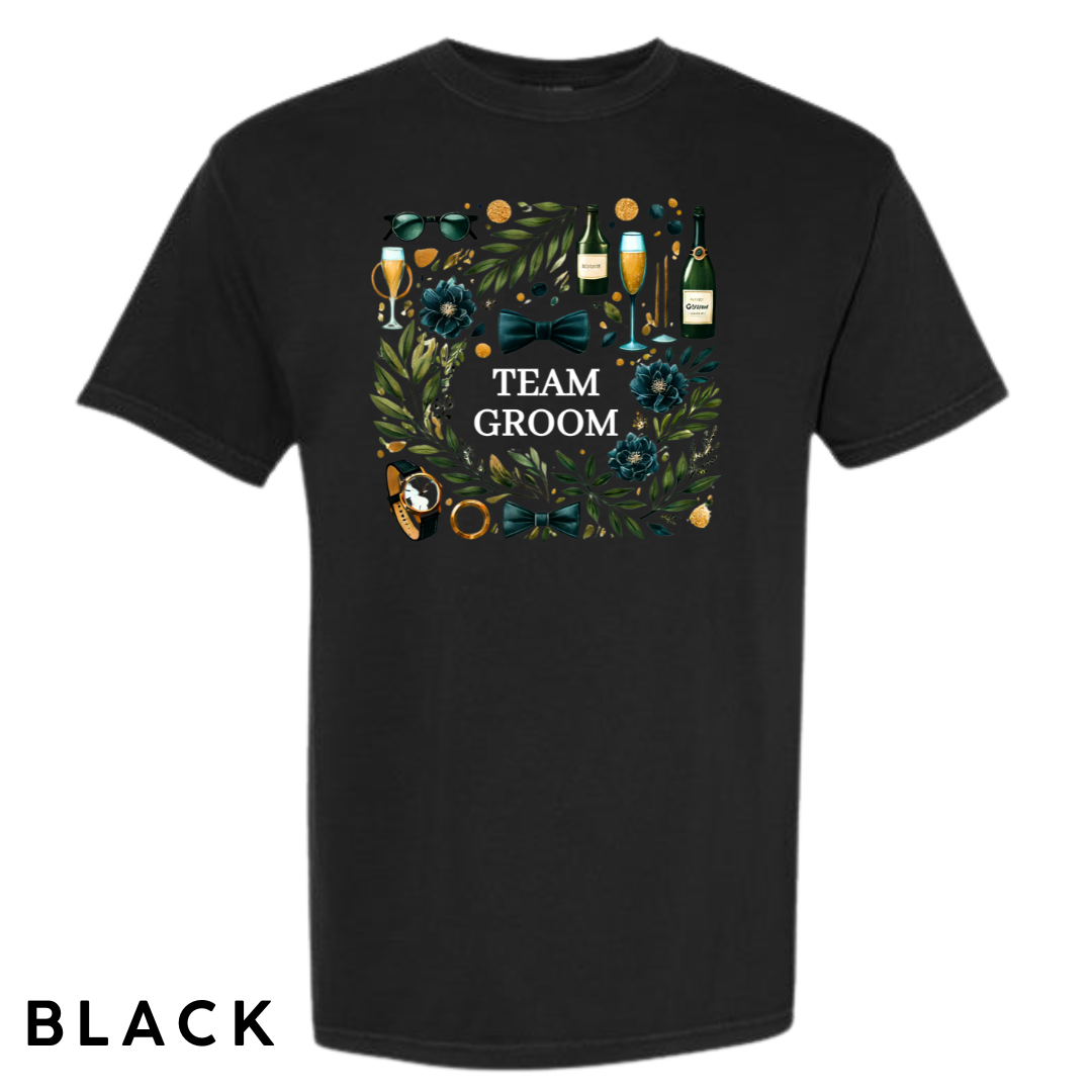 Team Groom Wedding Party T-Shirt