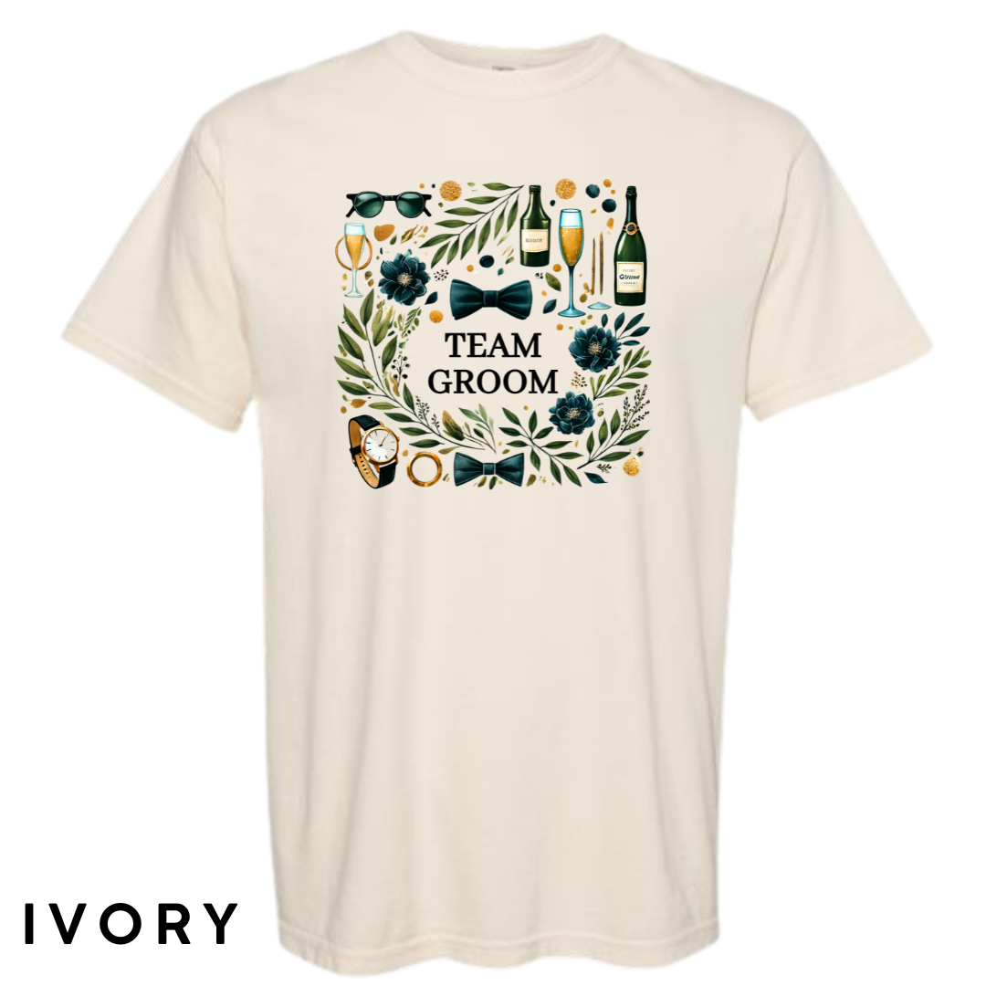 Team Groom Wedding Party T-Shirt