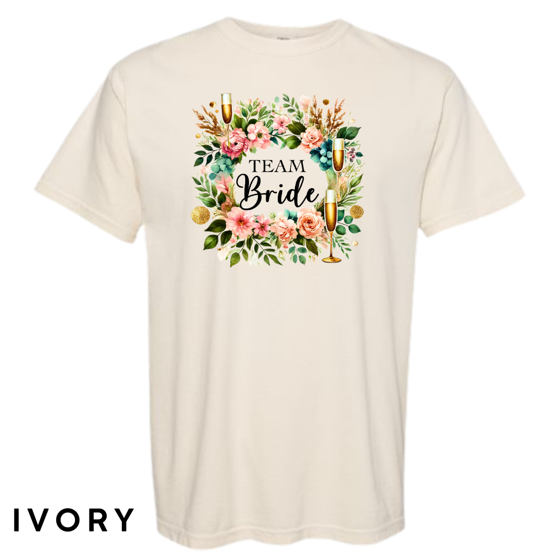 Team Bride Wedding Party T-Shirt