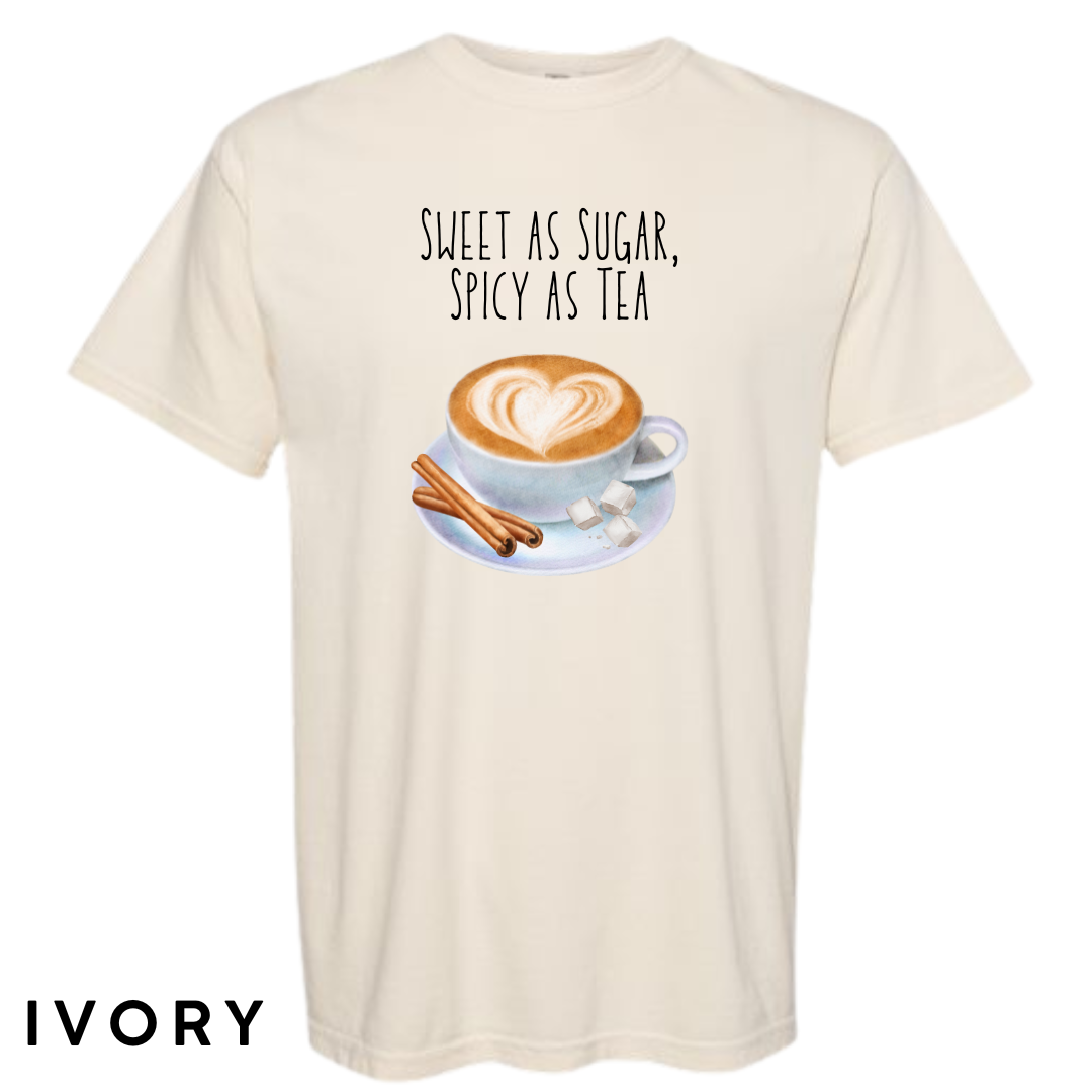 Sweet as Sugar, Spicy as Tea Graphic T-Shirt