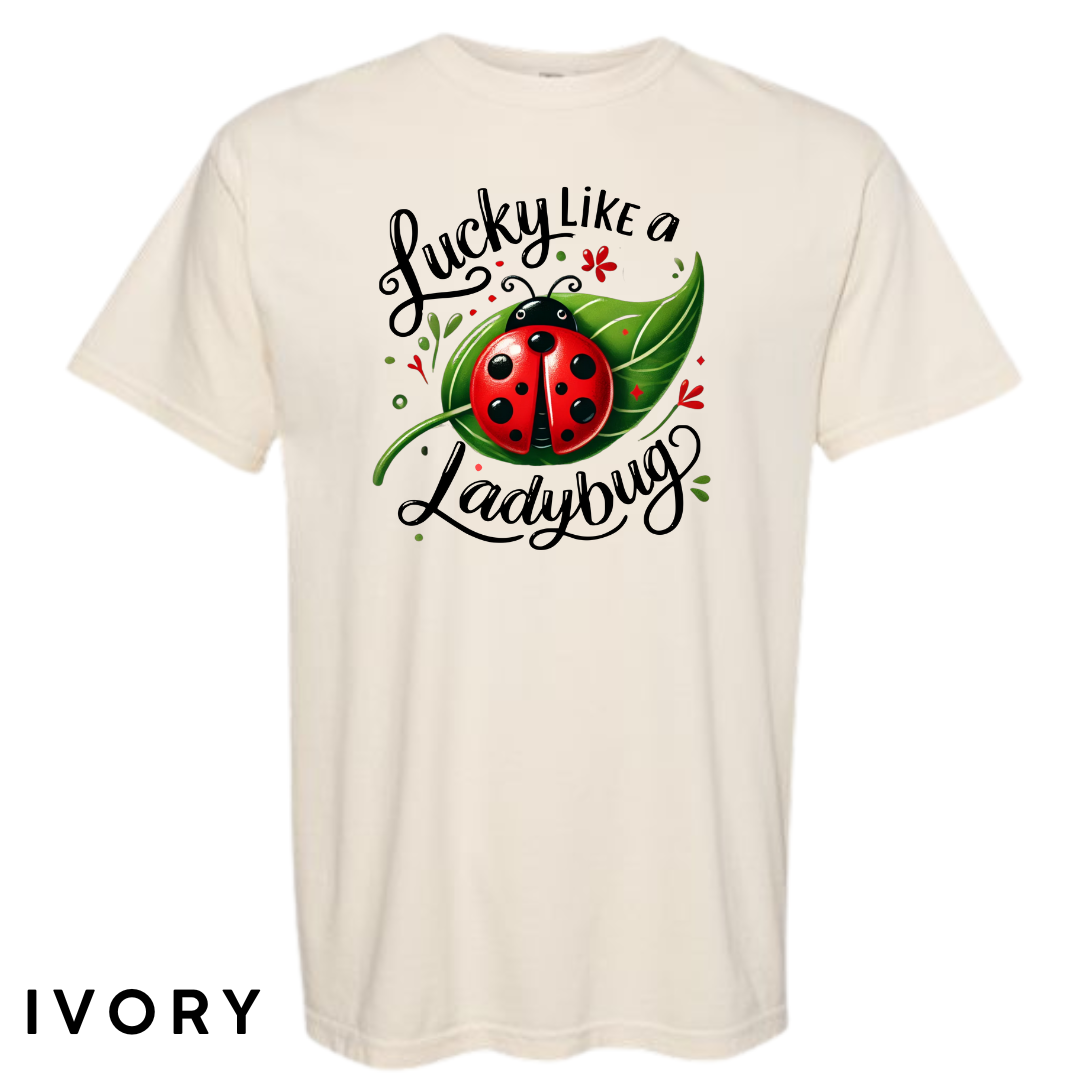 Lucky Like a Ladybug Graphic T-Shirt