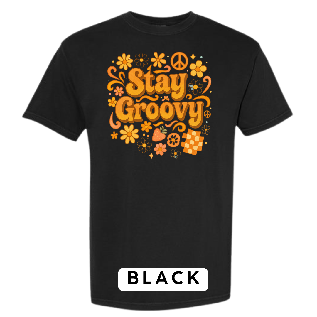 Stay Groovy Graphic T-Shirt