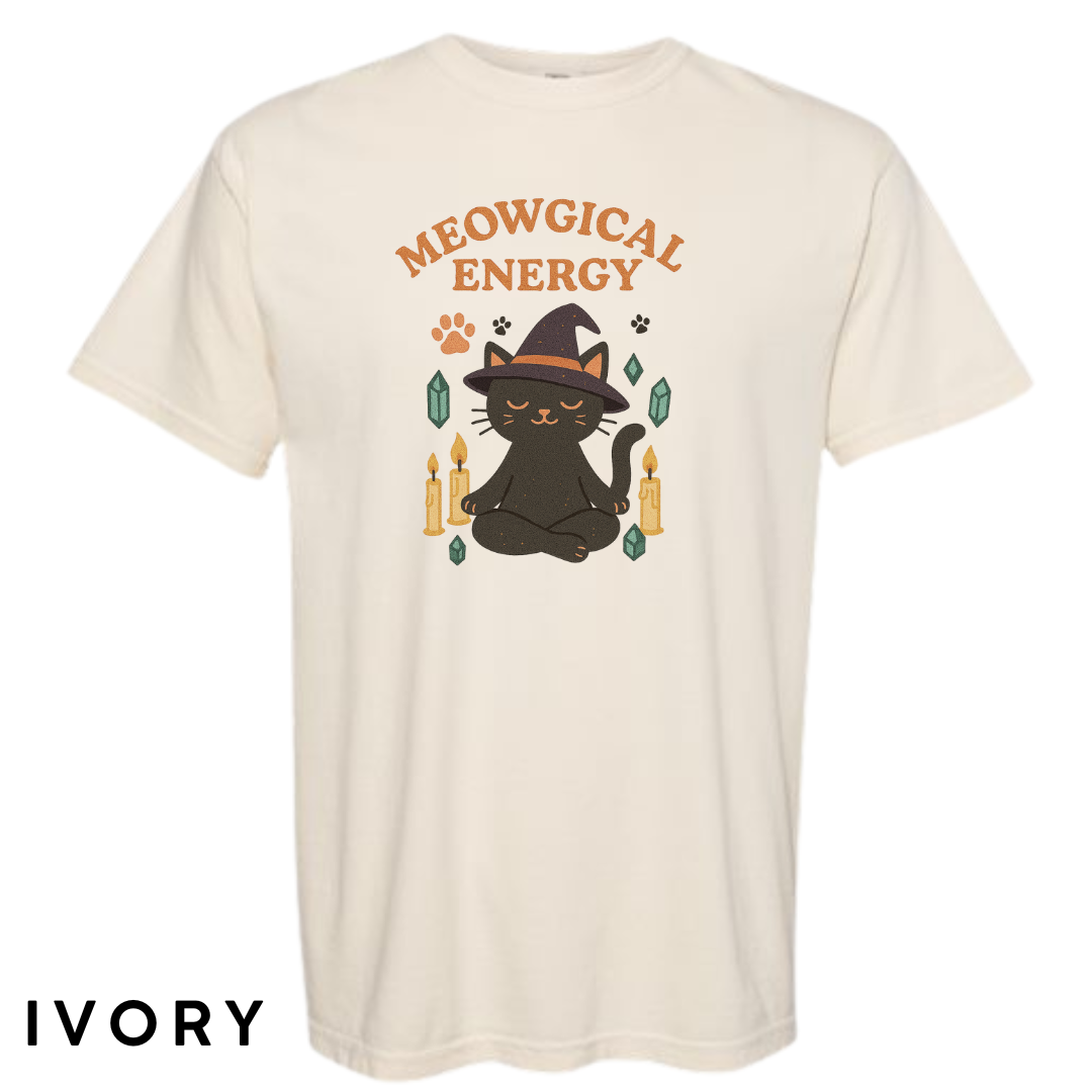Meowgical Energy Graphic T-Shirt