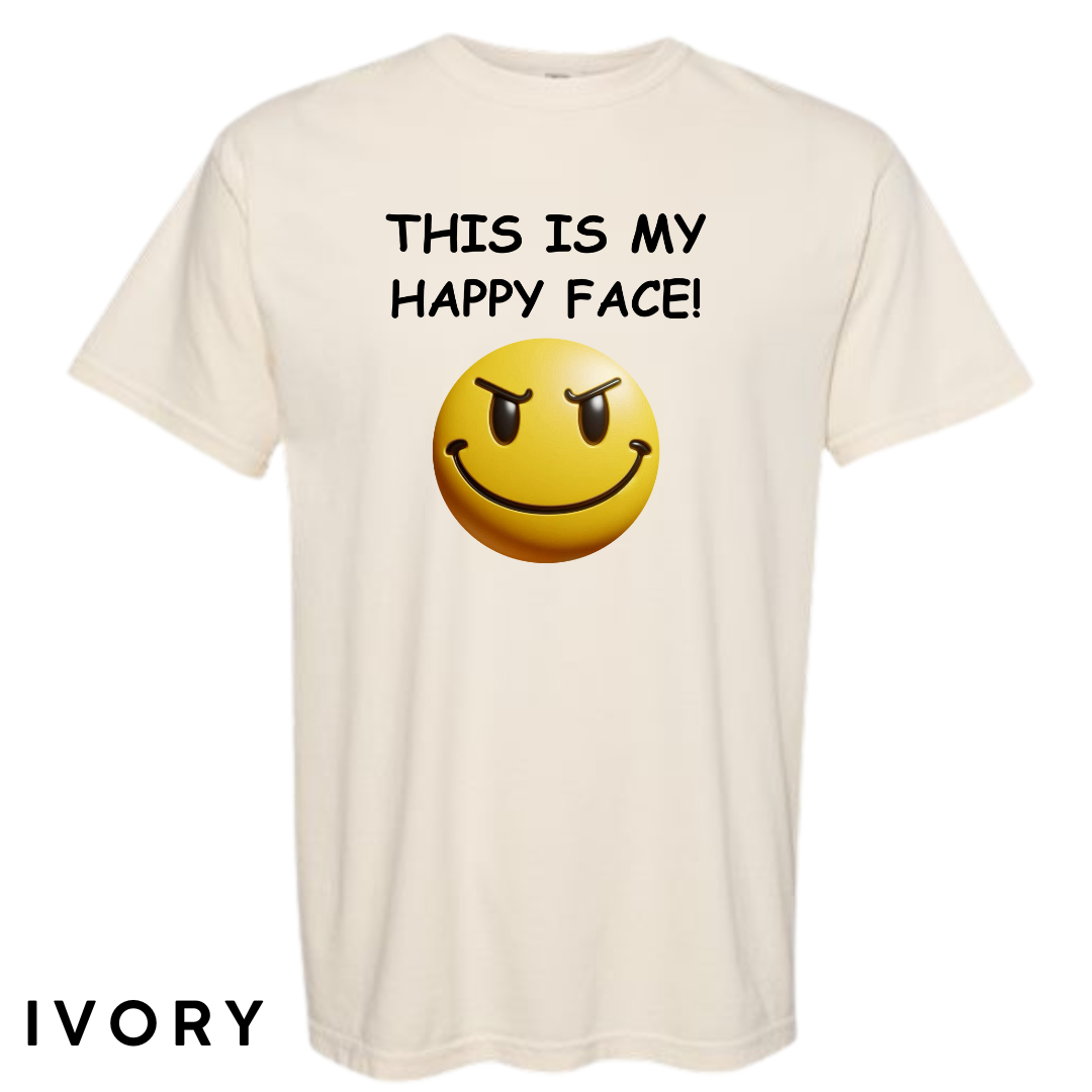 This Is My Happy Face Graphic T-Shirt