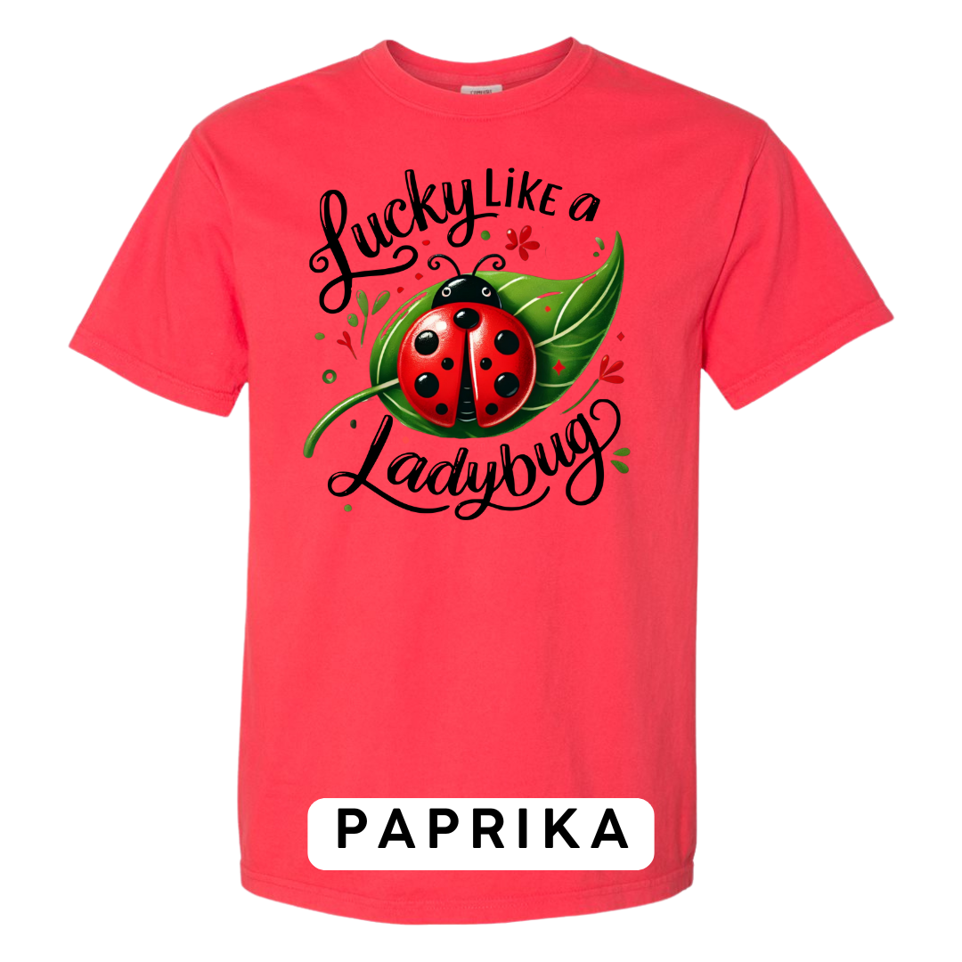 Lucky Like a Ladybug Graphic T-Shirt