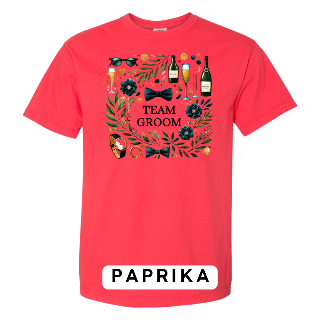Team Groom Wedding Party T-Shirt