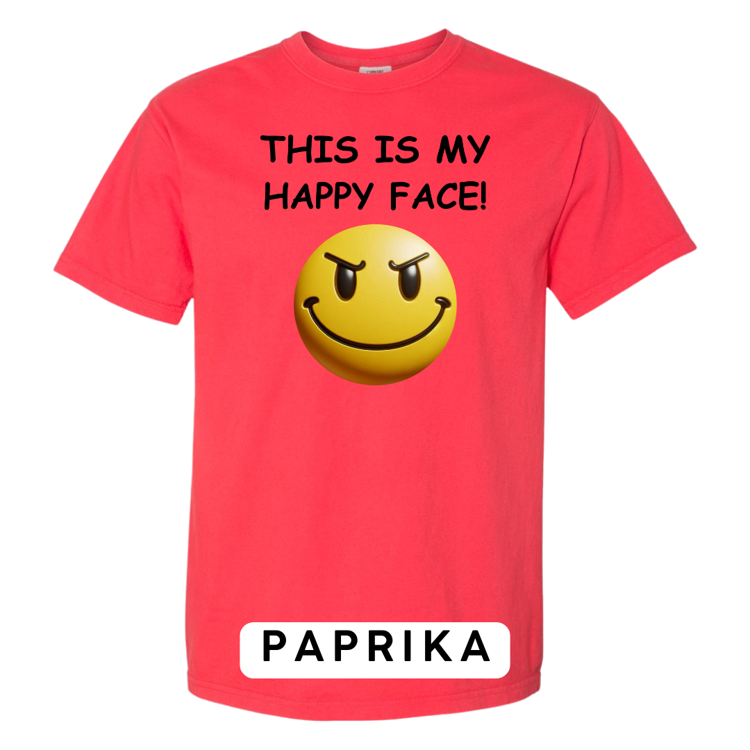 This Is My Happy Face Graphic T-Shirt
