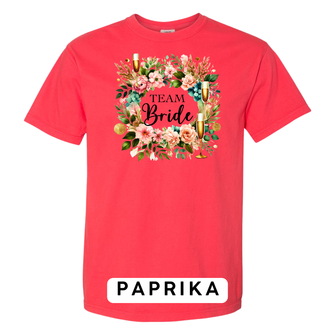 Team Bride Wedding Party T-Shirt