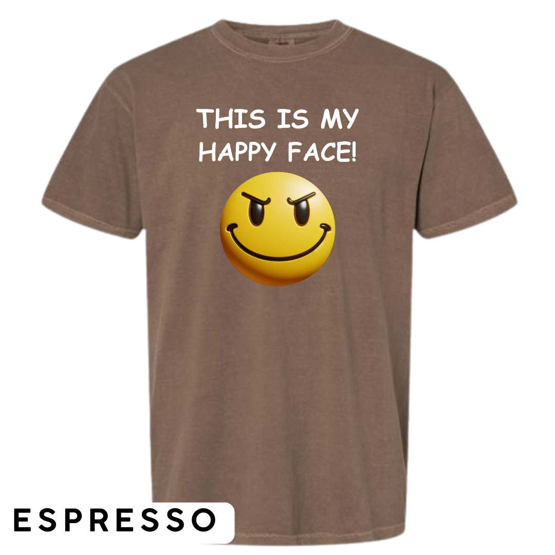 This Is My Happy Face Graphic T-Shirt